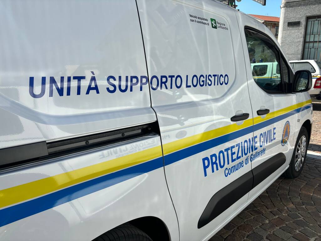 Nuovi mezzi Protezione Civile Gallarate 