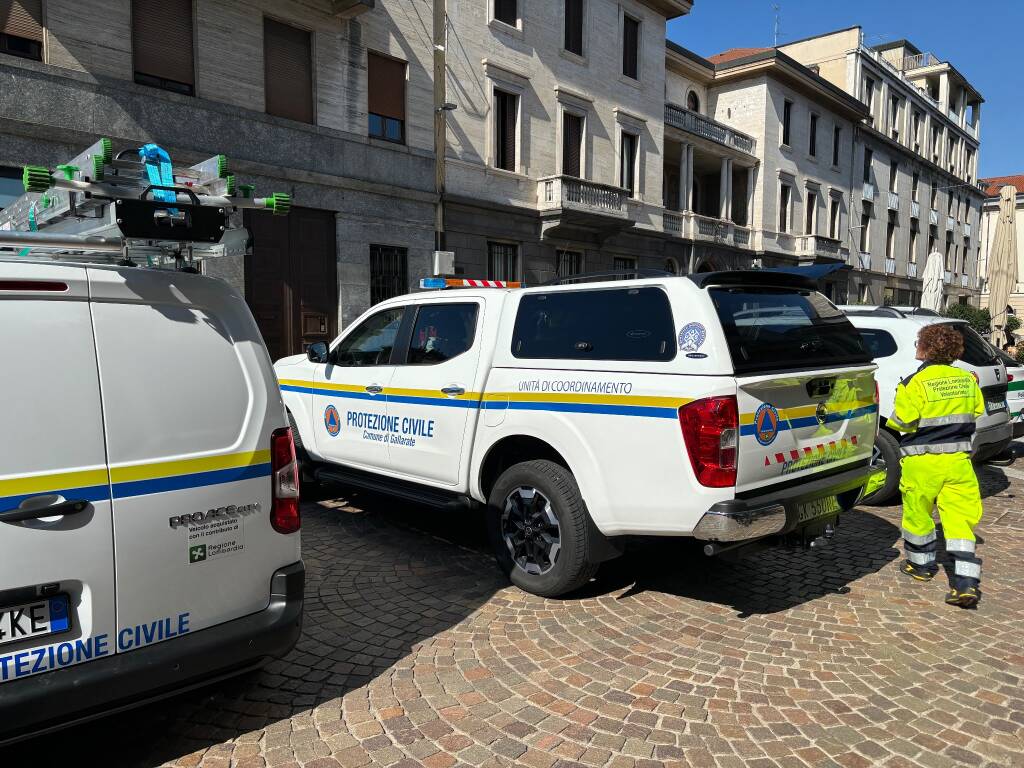 Nuovi mezzi Protezione Civile Gallarate 