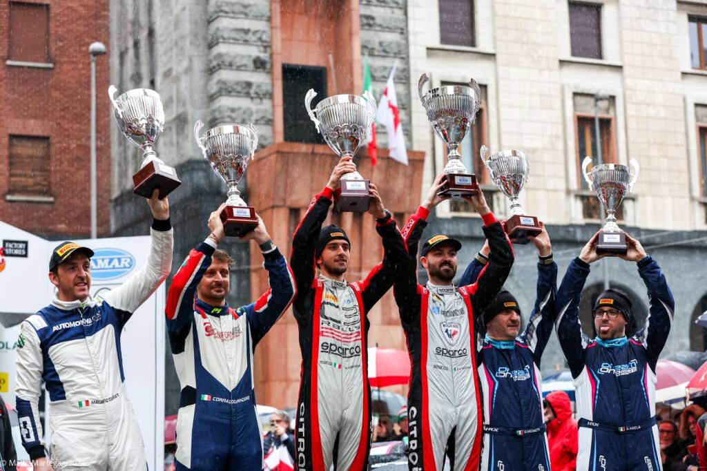 Rally dei laghi 2024 - Il podio - foto di Mattia Martegani