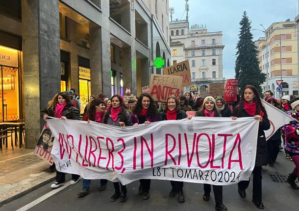 Varese - Manifestazione dell'8 marzo 2024