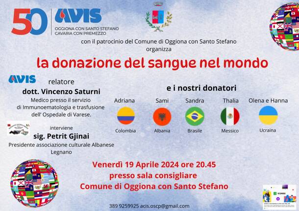 La donazione del sangue nel mondo