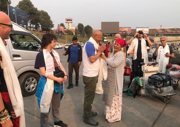 Da Varese al Nepal, il gruppo guidato da Ngima Sherpa è arrivato a Kathmandu