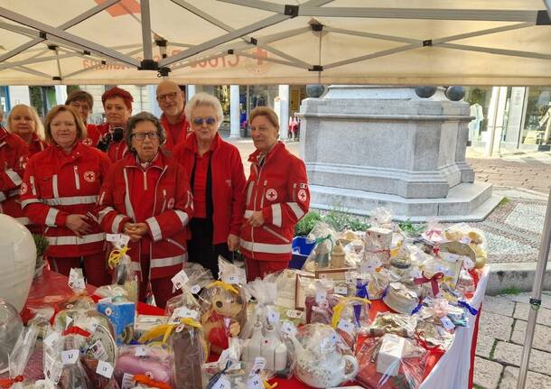 Un mercatino di erbe aromatiche a favore di Croce Rossa Varese: un sabato di solidarietà e profumi