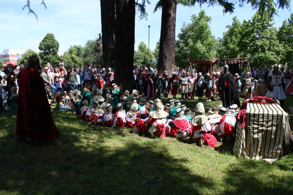 Al parco Falcone e Borsellino è in corso la prima festa medievale
