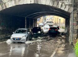 allagamento sottopasso via carducci monsignor macchi gallarate allagato