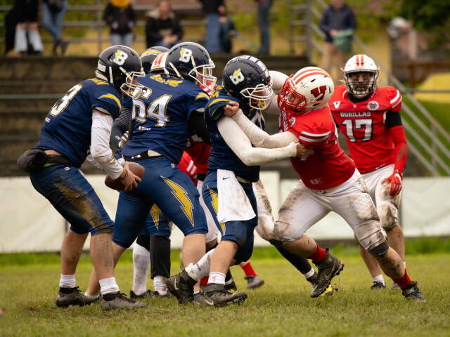 I Gorillas Varese vincono sul campo dei Blitz