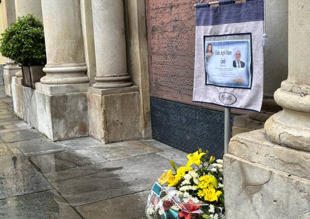 I funerali di Fabio Limido in san Vittore