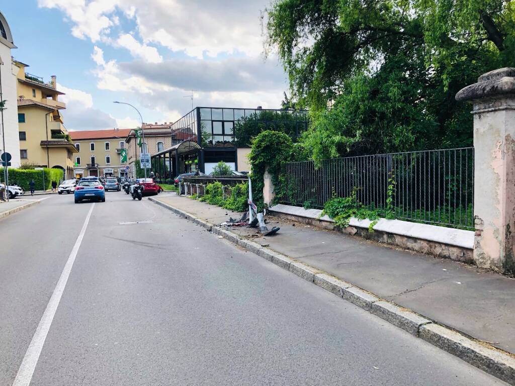 Incidente in via Pontida a Legnano 