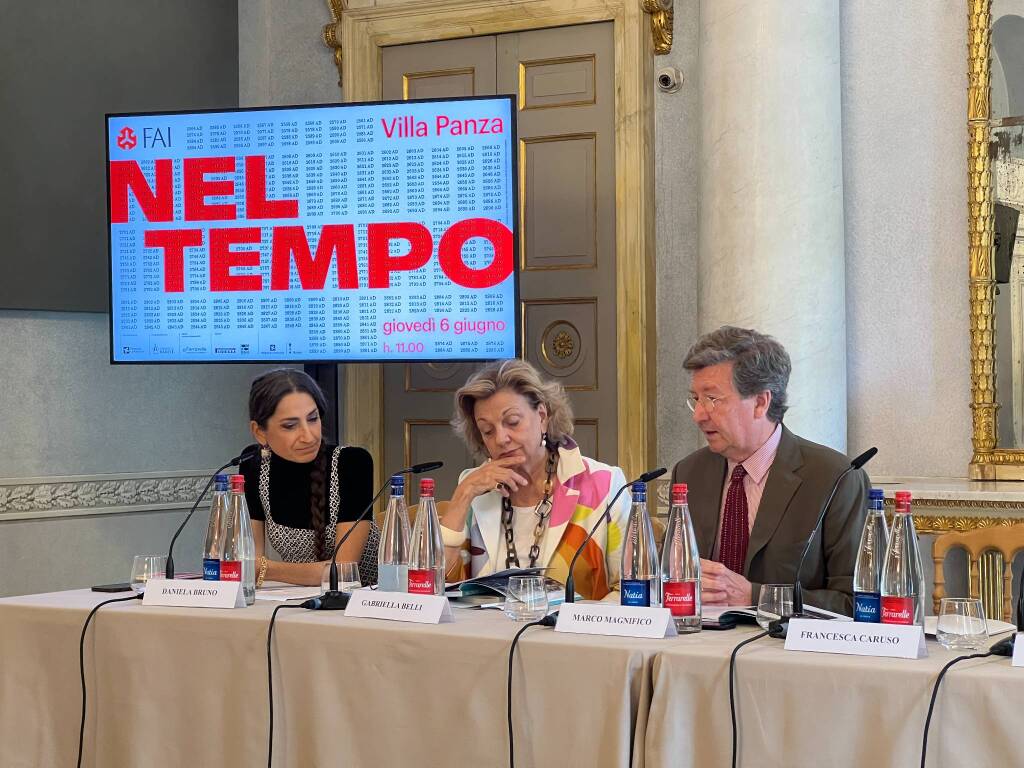 A Villa e collezione Panza l'inaugurazione della mostra "Nel tempo"