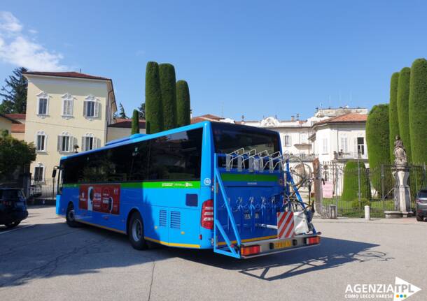 bus con trasporto bici