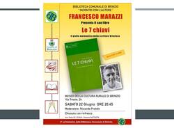 Incontro con l\'autore a Brinzio: Francesco Marazzi, \"Le 7 chiavi\"