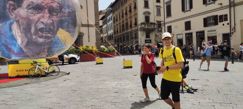 Firenze in giallo per la partenza del Tour de France