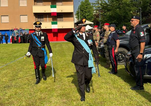 Celebrazione per i 210 anni dell’Arma dei carabinieri a Varese