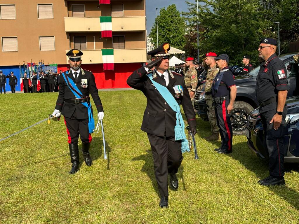 Cerimonia per i 210 anni dell'Arma dei carabinieri
