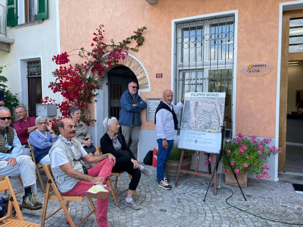 “Dal pennello al pixel”, la mostra dell'artista legnanese Filippo Bonzi