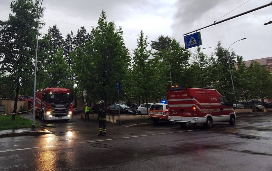 Incendio ex convento di Cerro Maggiore - 23 giugno 