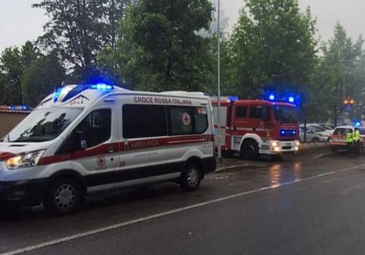 Incendio ex convento di Cerro Maggiore - 23 giugno 