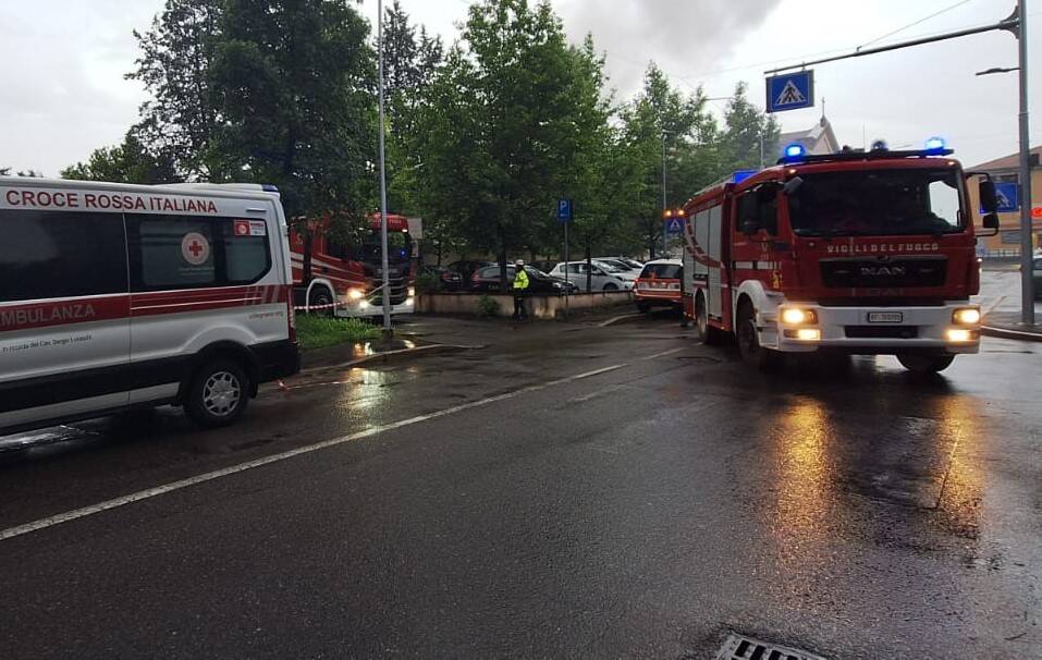 Incendio ex convento di Cerro Maggiore - 23 giugno 