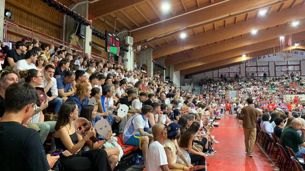 La partita show di Tommaso Marino e Bruno Cerella al Pala Borsani 