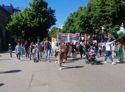 manifestazione palestina busto arsizio