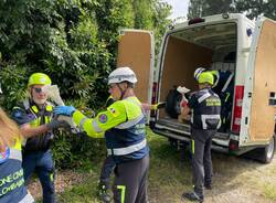 Protezione Civile Legnano, esercitazione lungo l'Olona