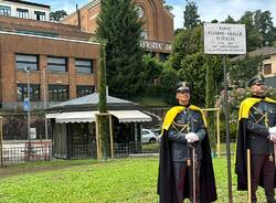 Un giardino in piazza Repubblica per i 250 anni della GDF a Varese