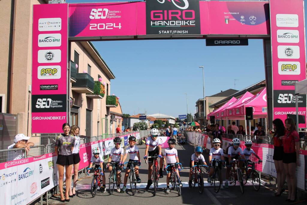 A Dairago la 100° tappa del Giro d’Italia Handbike 