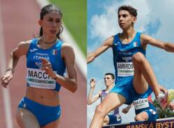 giulia macchi riccardo ambrosio atletica leggera - foto Grana/Fidal