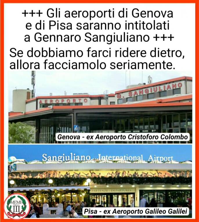 I meme sull'intitolazione dell'aeroporto di Malpensa a Silvio Berlusconi