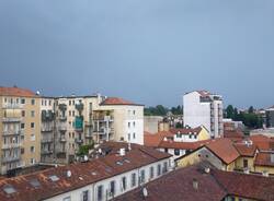 Il cielo a Legnano alla fine del maltempo 12 luglio 