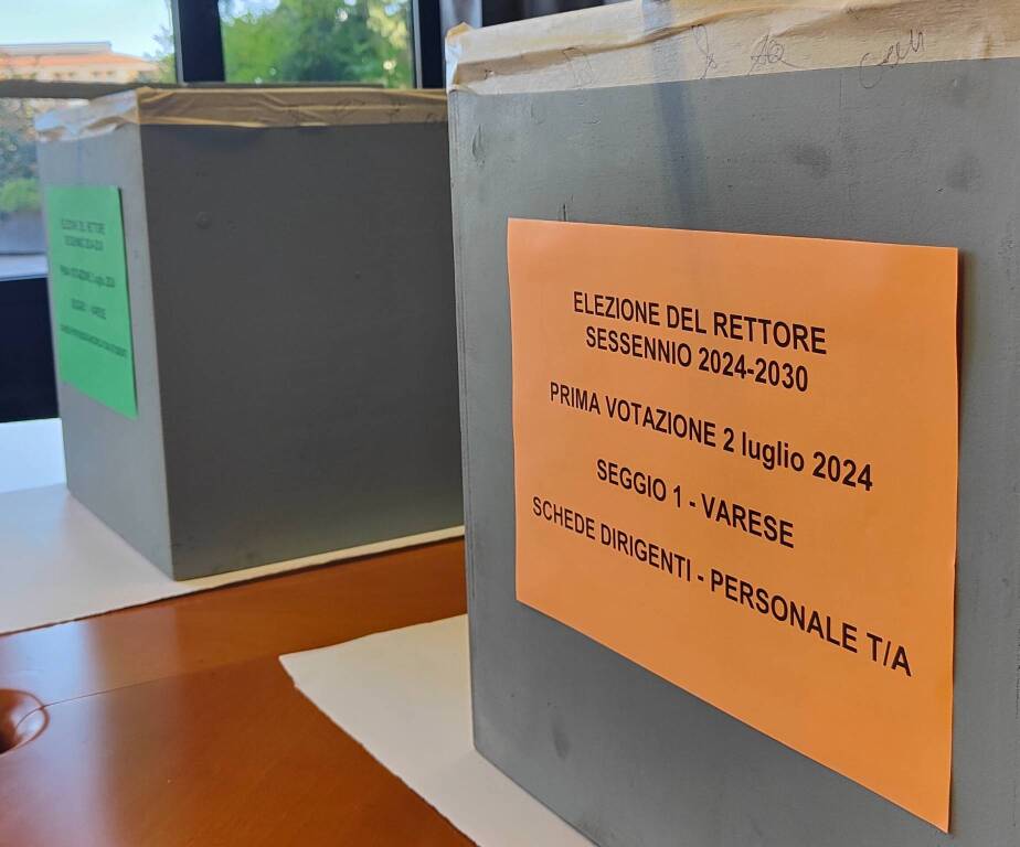 Primo giorno votazioni del rettore all'Insubria