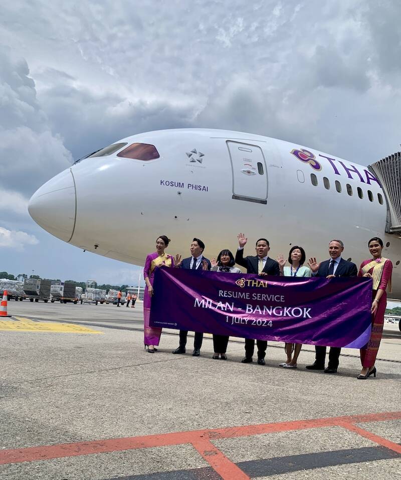  Thai Airways  Malpensa Bangkok