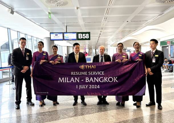 Riparte il volo Thai Malpensa-Bangkok