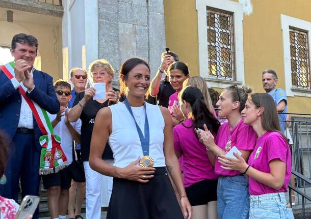 Albizzate festeggia la campionessa olimpica Caterina Bosetti