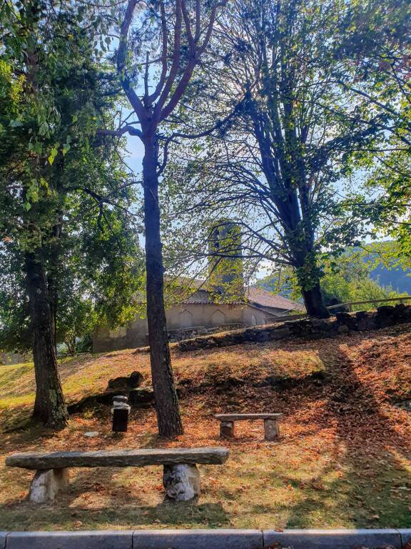 Il colore della natura dalla piazza di Arcumeggia 