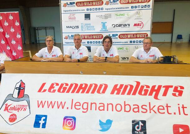 Legnano Basket presenta la sua squadra e la nuova stagione in serie B Nazionale