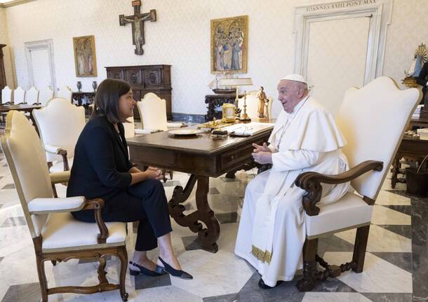 rettrice in visita al santo padre