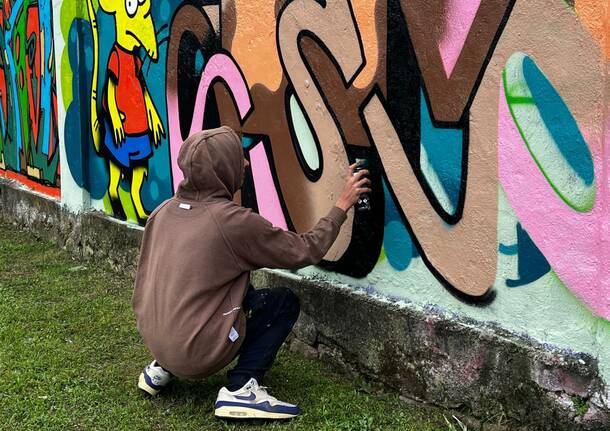 A Lavena Ponte Tresa la festa della street art in riva al Ceresio