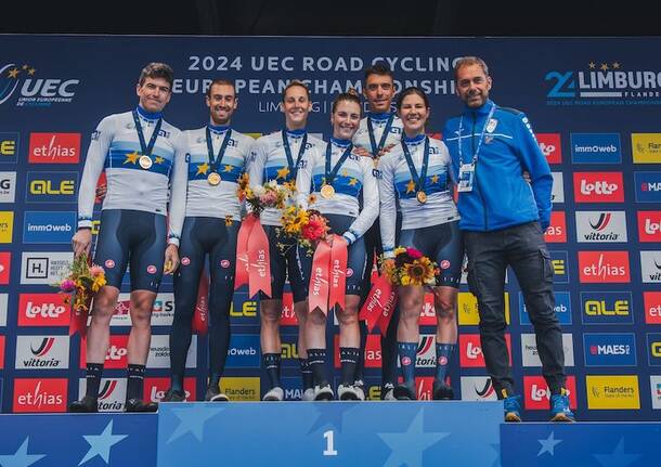 campionati europei ciclismo 2024 team relay italia mirco maestri - foto Borserini