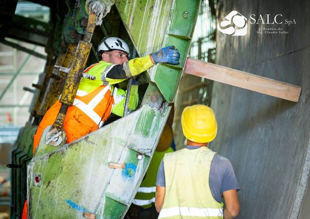 Dentro al cantiere della ferrovia Gallarate Malpensa