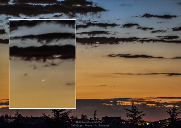 cometa cometa Tsuchinshan-ATLAS paolo bardelli