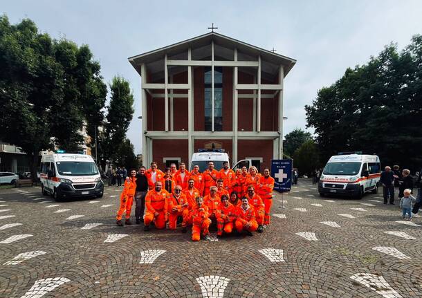 Croce Bianca di Legnano, inaugurata a Castellanza una nuova ambulanza