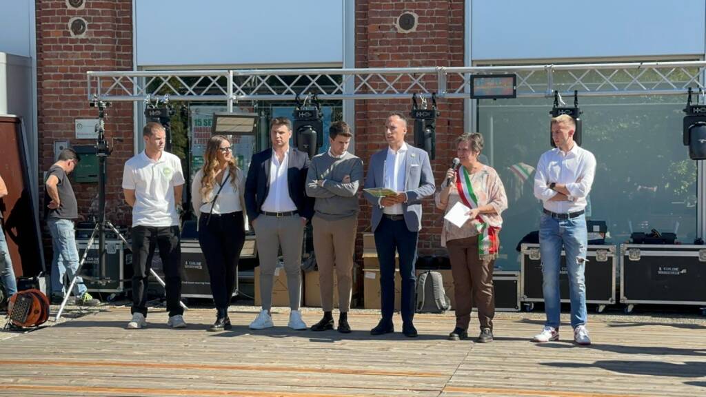 Inaugurata la Grande Piazza Lineare dell'Olona