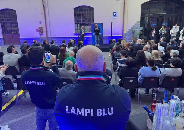 Inaugurazione lampi blu