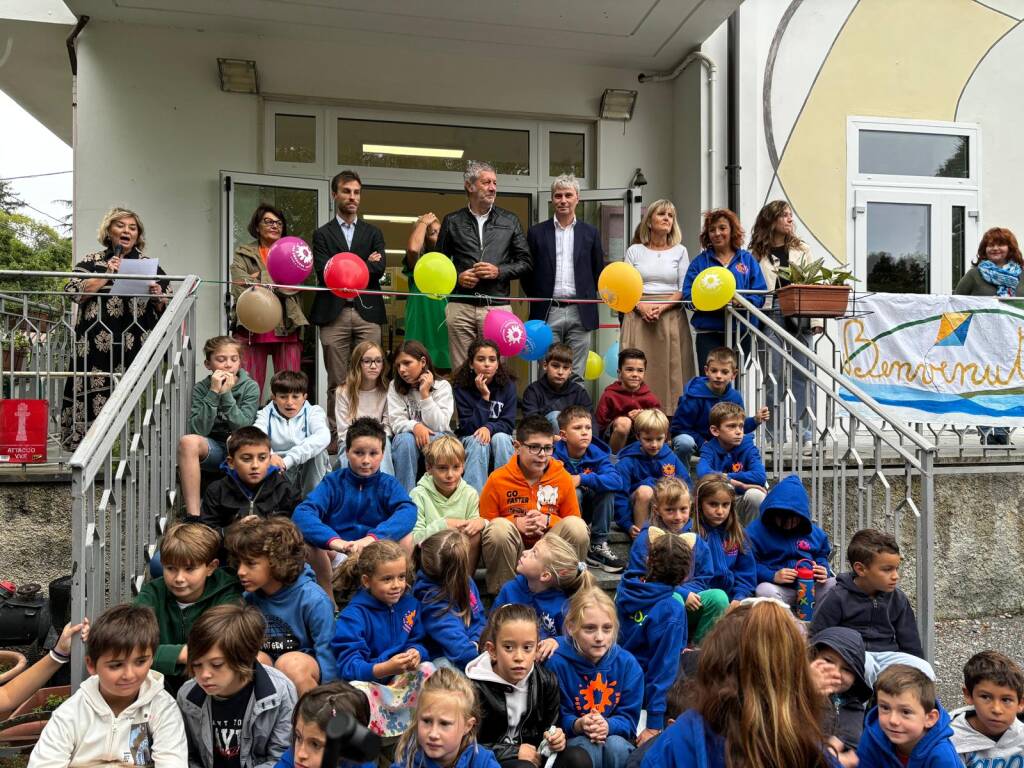 Inizio anno scolastico alla scuola Settembrini di Varese