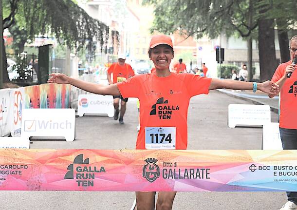 La GallaRun Ten ferma la pioggia e conquista Gallarate