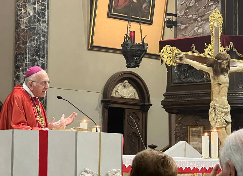 Mons. Franco Agnesi a San Domenico di Legnano per 50 anni di sacerdozio