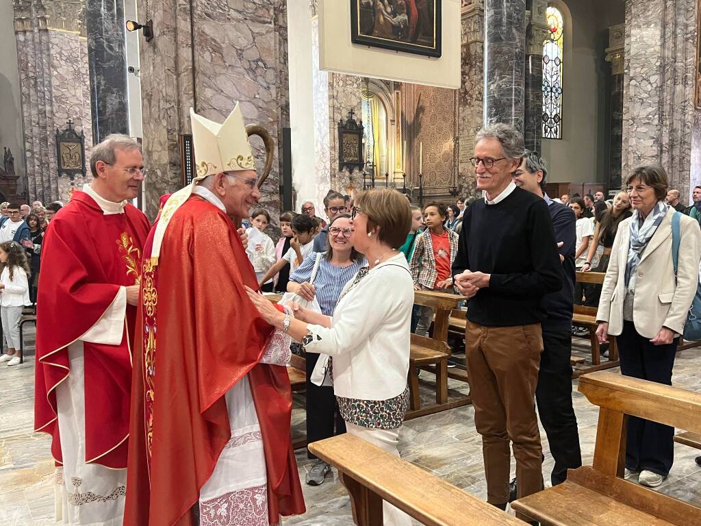 Mons. Franco Agnesi a San Domenico di Legnano per 50 anni di sacerdozio