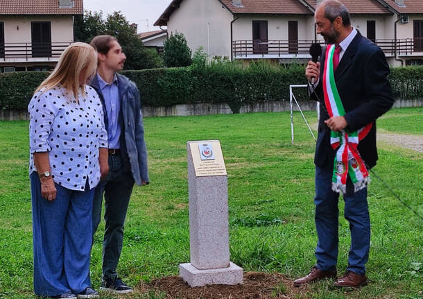 San Giorgio intitola un cippo al dott. Luca Dell’Acqua