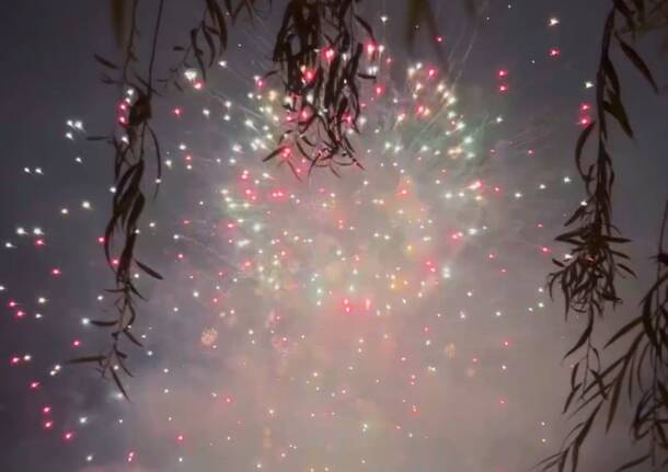 Sesto Calende - Fuochi d'artificio, foto di Ezio Cairoli